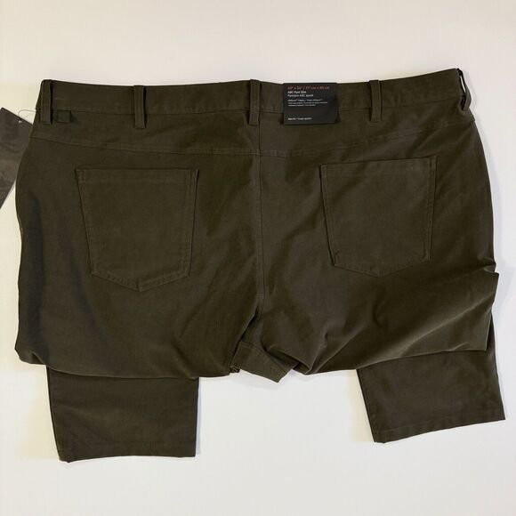 NWT Lululemon ABC 5-Pocket Pant Utilitech Green Slim-Fit Mens Size 46x34 - Picture 2 of 6